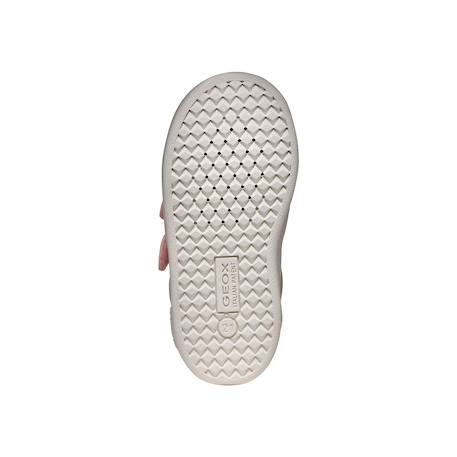 Baskets basses à scratch Blanc rose foncé 6 - vertbaudet enfant 