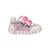 Baskets basses  à scratch Blanc   lilac+Pink   jaune clair 1 - vertbaudet enfant 