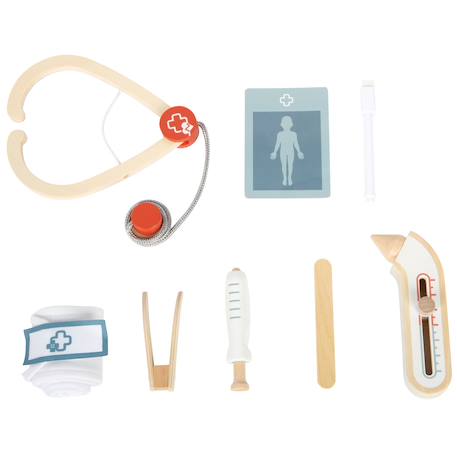 Mallette de médecin Rouge+Vert 2 - vertbaudet enfant 