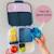 Lunch box bento enfant - boîte à déjeuner grand format Bleu marine+Rose+Vert paon 14 - vertbaudet enfant 
