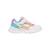 Baskets basses  à scratch Blanc   rose+Salmon   blanc 1 - vertbaudet enfant 
