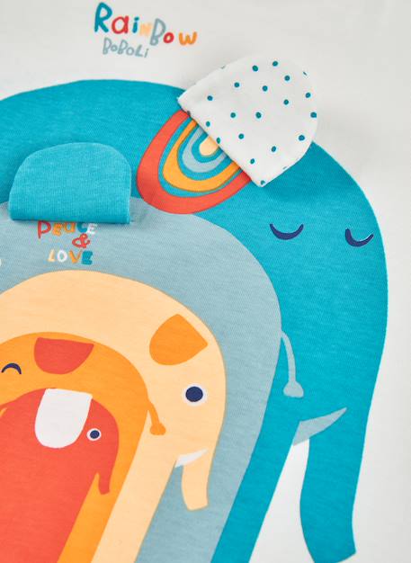Grenouillère bébé coton Blanc 3 - vertbaudet enfant 