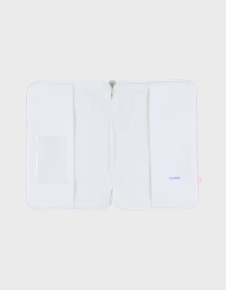 Protège carnet de santé mousseline de coton bio Ecru 3 - vertbaudet enfant 