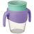 Tasse bébé 360 gobelet d'apprentissage anti-fuite Rose+Violet 9 - vertbaudet enfant 