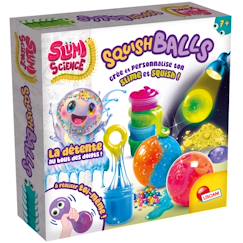 Jouet-Activités artistiques et musicales-Kit de Création de Balles Slime Anti Stress avec Déco Étoiles Lumineuses