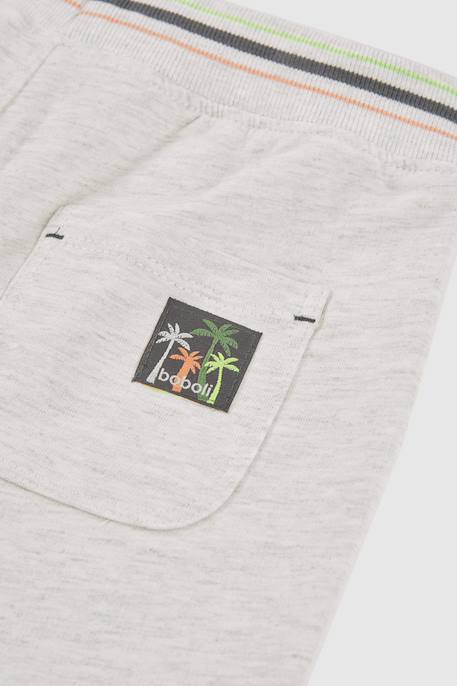 Short garçon en maille  avec palmiers Gris 4 - vertbaudet enfant 