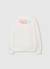 Sweatshirt fille coton Blanc 2 - vertbaudet enfant 