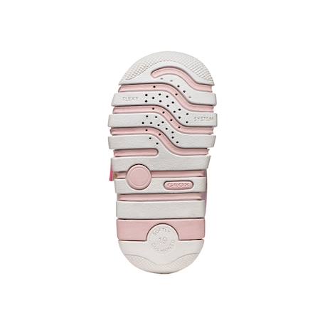 Baskets basses  à scratch Blanc   lilac+Pink   jaune clair 12 - vertbaudet enfant 