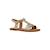 Sandales en cuir  à brides Argent+Platinium 11 - vertbaudet enfant 