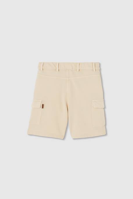 Bermuda en molleton garçon Marron 2 - vertbaudet enfant 