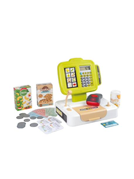 Caisse enregistreuse électronique smoby – avec calculatrice, micro et lecteur code-barres – éducatif – à partir de 3 ans Multicolore 3 - vertbaudet enfant 