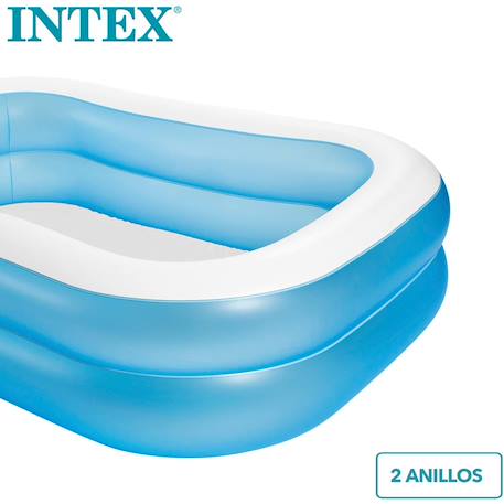 Piscine enfant Bleu et blanc 3 - vertbaudet enfant 