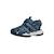 Sandales en cuir à scratch Denim   noir+Marron clair   rust 2 - vertbaudet enfant 