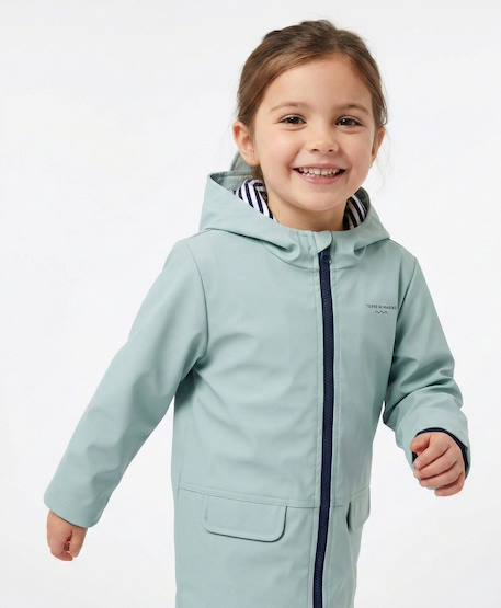 Fille-Manteau-Ciré imperméable à capuche fille