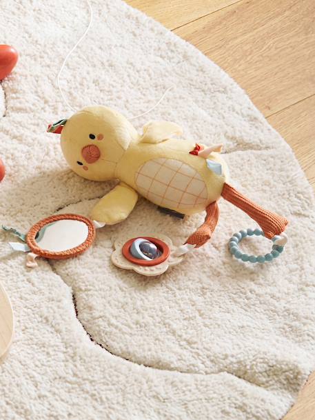 Peluche à suspendre activité jaune 1 - vertbaudet enfant 