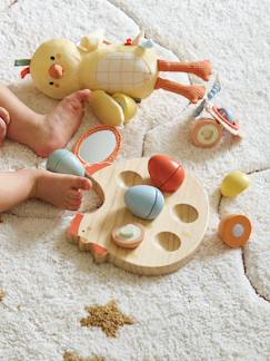 Poule avec ses œufs à formes en bois FSC®  - vertbaudet enfant