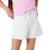 Short en jean fille Blanc 1 - vertbaudet enfant 
