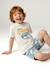 Ensemble t-shirt short garçon coton écru 2 - vertbaudet enfant 