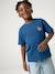 T-shirt garçon motifs devant et dos anthracite+blanc+bleu ciel+bleu océan 28 - vertbaudet enfant 