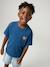 T-shirt garçon motifs devant et dos anthracite+blanc+bleu ciel+bleu océan 29 - vertbaudet enfant 