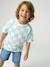 T-shirt manches courtes blanc+vert d'eau 7 - vertbaudet enfant 
