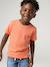 T-shirt garçon personnalisable manches courtes aubergine+blanc+BLEU+jaune pâle+mangue+sauge 24 - vertbaudet enfant 