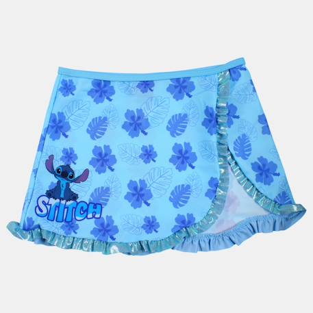 Maillot de bain 2 pièces avec jupe et motifs lilo & stitch Bleu 5 - vertbaudet enfant 