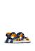 Sandales en cuir et tissu jaffor. Marine-orange 2 - vertbaudet enfant 
