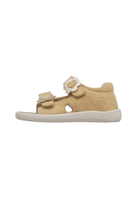 Sandales en cuir august 3 Platine-+Rose poudré- 3 - vertbaudet enfant 