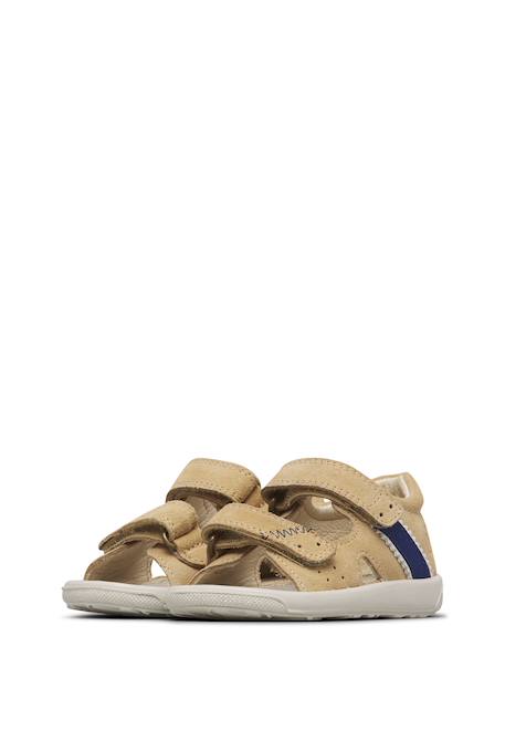 Sandales en daim june 2 Beige-+Rose- 5 - vertbaudet enfant 