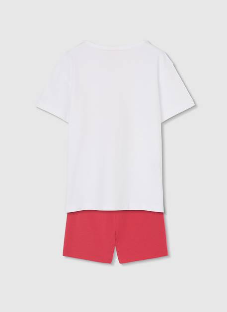 Ensemble fille tricot coton Blanc 2 - vertbaudet enfant 