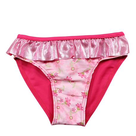 Maillot de bain une pièce fille imprimé princesse Fushia 3 - vertbaudet enfant 
