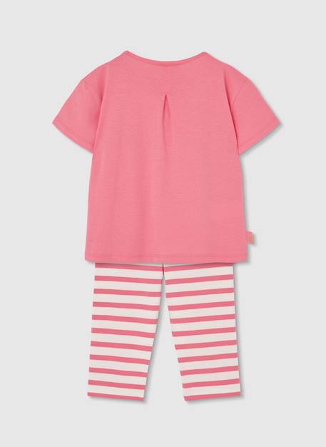 Ensemble fille coton Rose 2 - vertbaudet enfant 