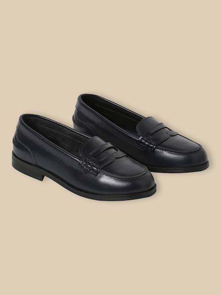 Mocassins en cuir Marine 5 - vertbaudet enfant 