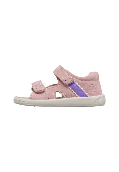 Sandales en daim june 2 Beige-+Rose- 8 - vertbaudet enfant 