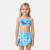 Maillot de bain 2 pièces avec jupe et motifs lilo & stitch Bleu 1 - vertbaudet enfant 