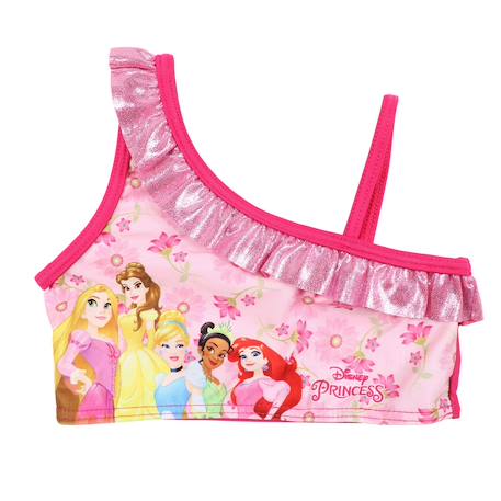 Maillot de bain une pièce fille imprimé princesse Fushia 2 - vertbaudet enfant 