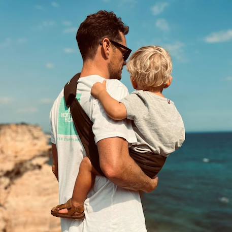 Porte-bébé wildride coffee Marron glacé 4 - vertbaudet enfant 
