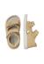 Sandales en daim june 2 Beige-+Rose- 4 - vertbaudet enfant 