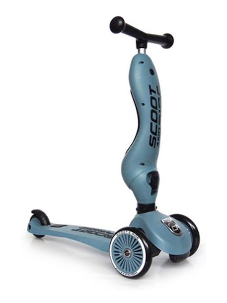 Trottinette evolutive enfant highwaykick Bleu acier+Jaune citron+Rose 3 - vertbaudet enfant 