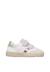 Baskets en cuir et en daim riby vl. Blanc-rose-platine 1 - vertbaudet enfant 