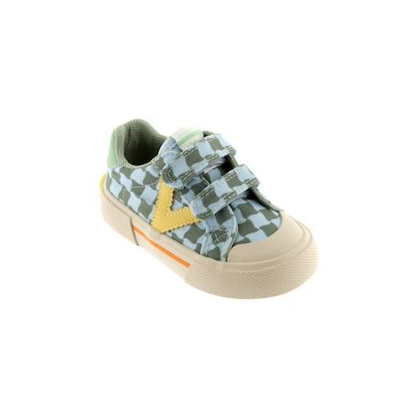 Baskets basses à scratch Kaki 6 - vertbaudet enfant 