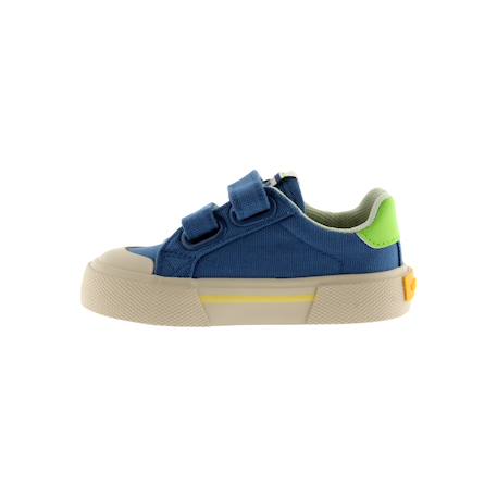 Baskets basses à scratch Beige+Jeans+Mar+Rosa 8 - vertbaudet enfant 