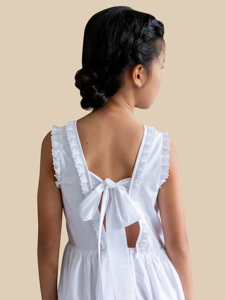 Robe fille bonnie - cortège arabesque Blanc casse 3 - vertbaudet enfant 