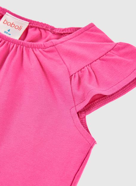 T-shirt à manches courtes Rose 3 - vertbaudet enfant 