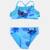Maillot de bain 2 pièces avec jupe et motifs lilo & stitch Bleu 3 - vertbaudet enfant 