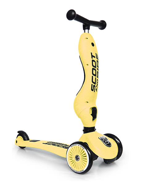 Trottinette evolutive enfant highwaykick Bleu acier+Jaune citron+Rose 7 - vertbaudet enfant 