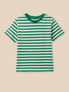 Garçon-T-shirt, polo, sous-pull-T-shirt-T-shirt rayé garçon - coton biologique