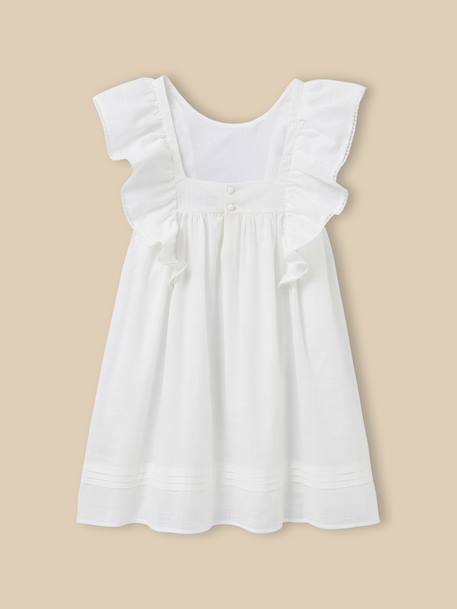 Robe fille alma - cortège arabesque Blanc casse 2 - vertbaudet enfant 