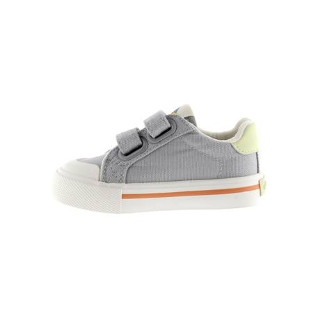 Baskets basses  à scratch Gris+Marino 2 - vertbaudet enfant 